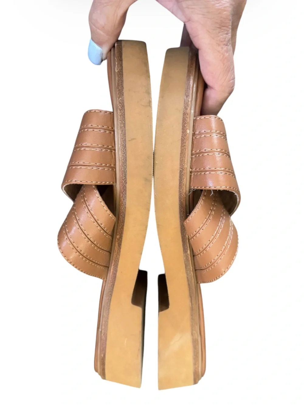 Madewell The Alina Platform Sandal Size 8